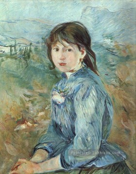 Berthe Morisot œuvres - La petite fille de Nice Berthe Morisot